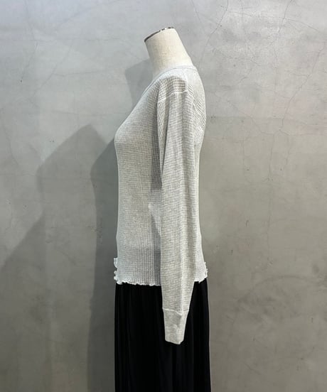 Remake Vintage Ruffled Hem Thermal LGR