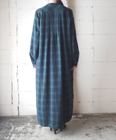 L.L.Bean Plaid Flannel Night Dress NVGN