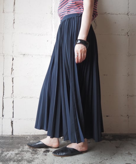 Made in France Pleated Flare Skirt NV