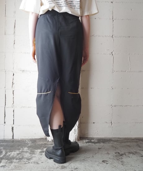 Remake adidas Drawstring Track Skirt BK YE