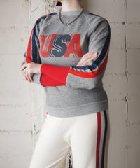 "USA" Line Sleeve Sweat GRREBL
