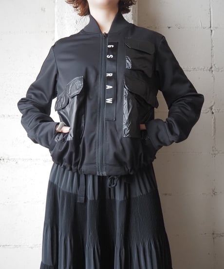 G-STAR RAW Design Pocket Zip Up Jacket BK