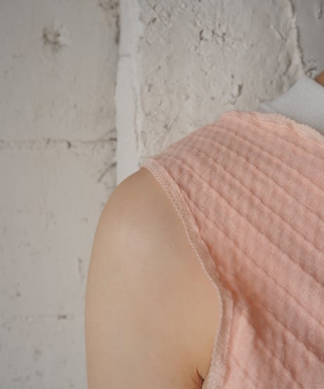 Waffle Knit Criss-Cross Tank Top PI