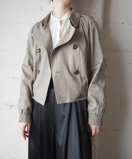 BURBERRY Cropped Trench Jacket BE