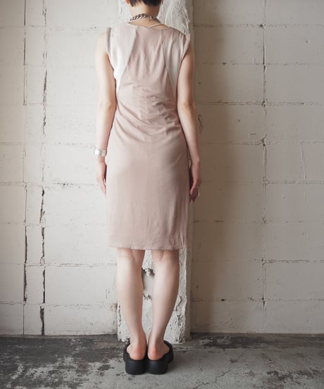 HELMUT LANG Drape Gradation Dress IVBR