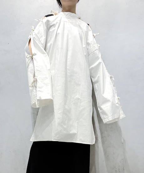 1950-60's Swedish Army Hospital Shirt Coat WH