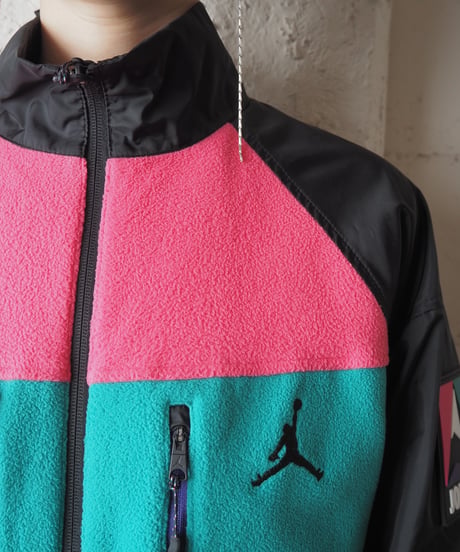 NIKE AIR JORDAN Nylon×Fleece Zip Up Jacket BKPIGN