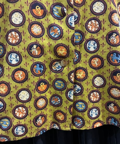 Jean Paul GAULTIER FEMME Circle Pattern Shirt KA