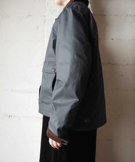 ST JOHN'S BAY Corduroy Collar Quilted Lining Jacket BKBR