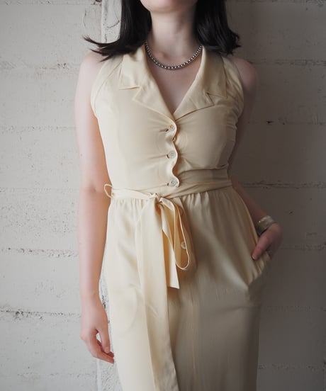 Chloé Sleeveless Open Collar Silk Dress IV