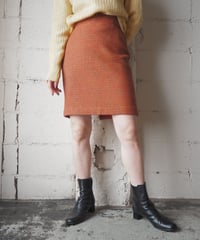 KENZO Tweed Tight Skirt RE