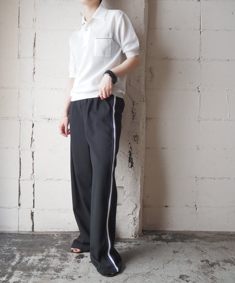 1970's S/S Polo Knit WH