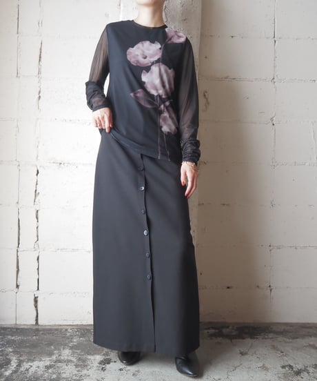 C&A Sheer Floral Print Top BKPI
