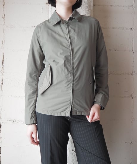 KENZO JEANS Rounded Collar Zip Up Jacket KA