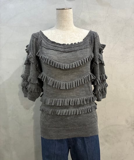 3.1 Phillip Lim Ruffled Short Sleeve Knit GR
