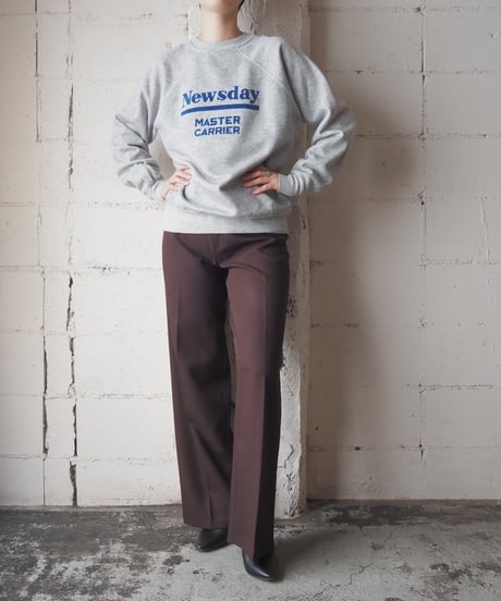 1980's Newsday Flock Print Sweat GRBL