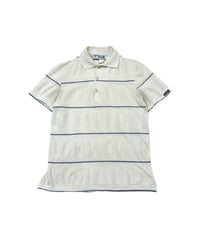 1970-80's adidas Line Design Polo Shirt IV BL