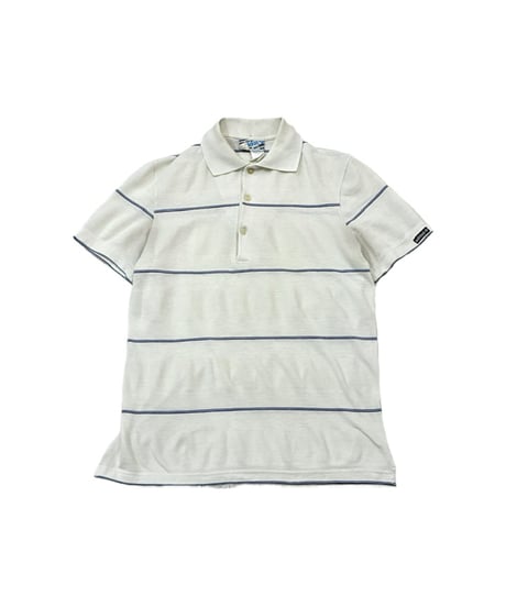 1970-80's adidas Line Design Polo Shirt IV BL