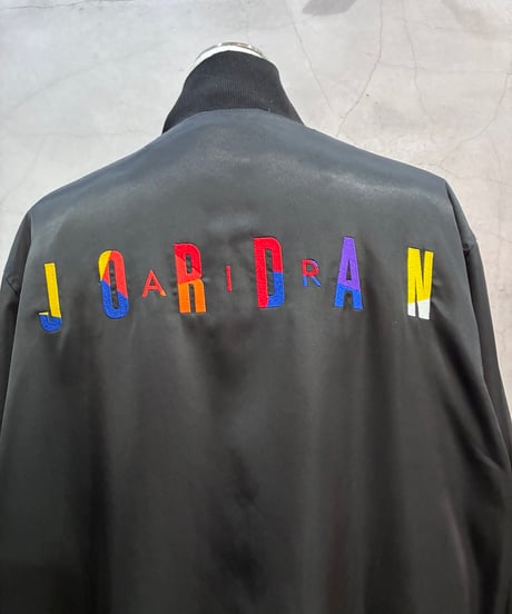 JORDAN Back Logo Satin Blouson BK