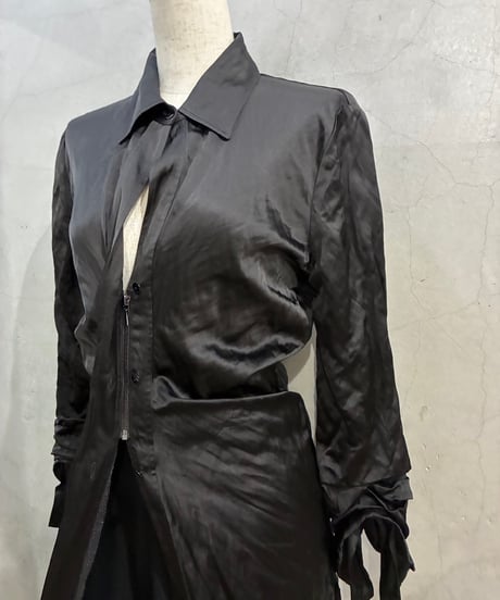 alexander wang Drape Design Rayon Shirt BK