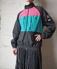 NIKE AIR JORDAN Nylon×Fleece Zip Up Jacket BKPIGN