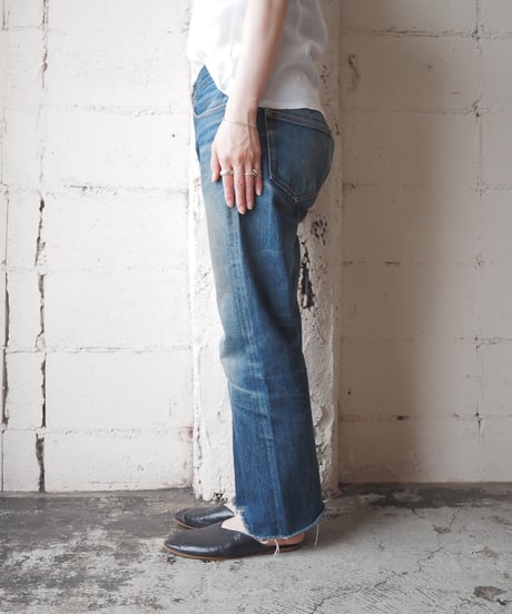 A.P.C. Cutoff Denim Pants BL