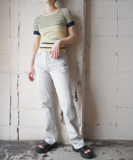 1960-70's Jacques Dead Stock Stripe Knit YENV