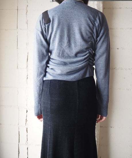 Remake Italian Military Belted Gather Top GR