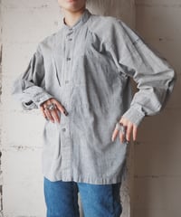 ISSEY MIYAKE SKYLINE Band Collar Shirt LGR
