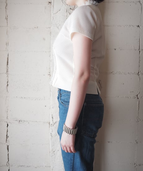 1960's Euro Ruffle Trim Blouse IV