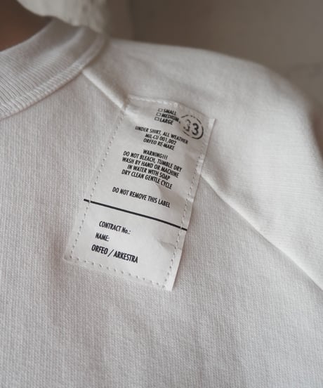 REMAKE Orfeo Tag Sweatshirt WH