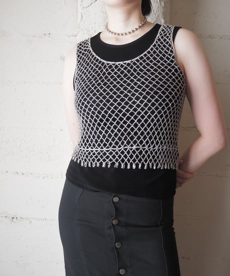 Beads Crochet Vest SV