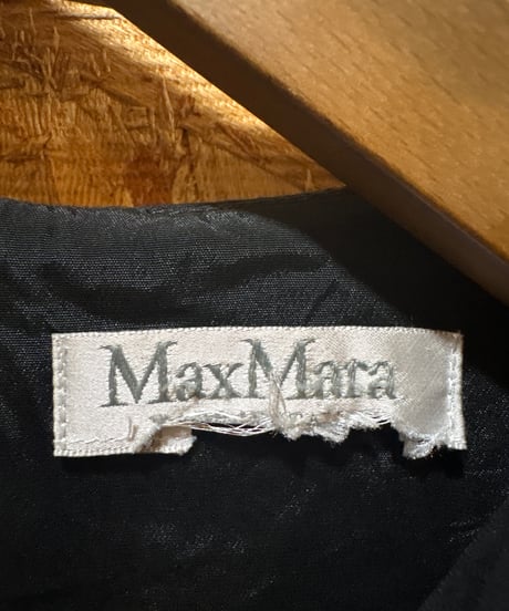 MaxMara Sleeveless Draped Dress BK