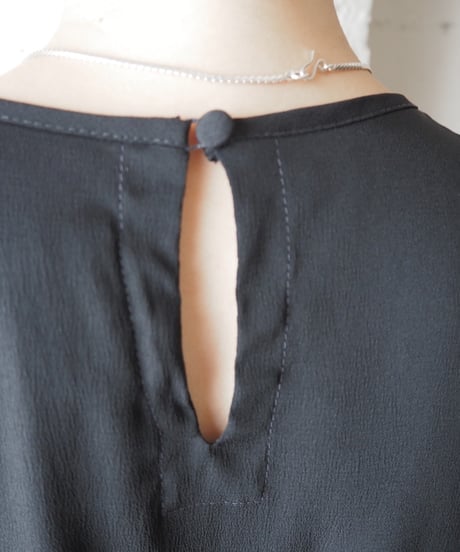 Made in USA Cap Sleeve T-Blouse BK
