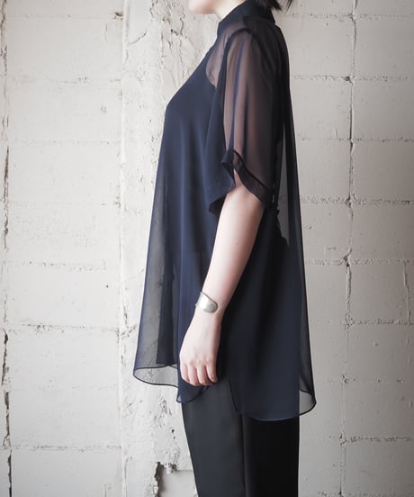 Basic Sheer S/S Shirt NV