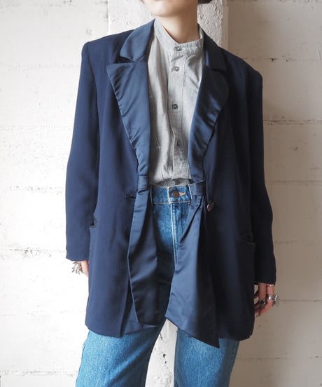 Christian Dior Ribbon Collar Tailored Jacket NV