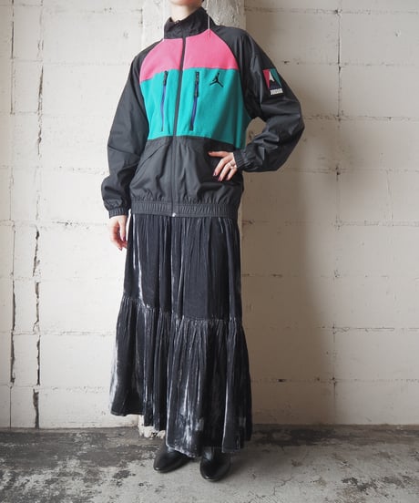 NIKE AIR JORDAN Nylon×Fleece Zip Up Jacket BKPIGN