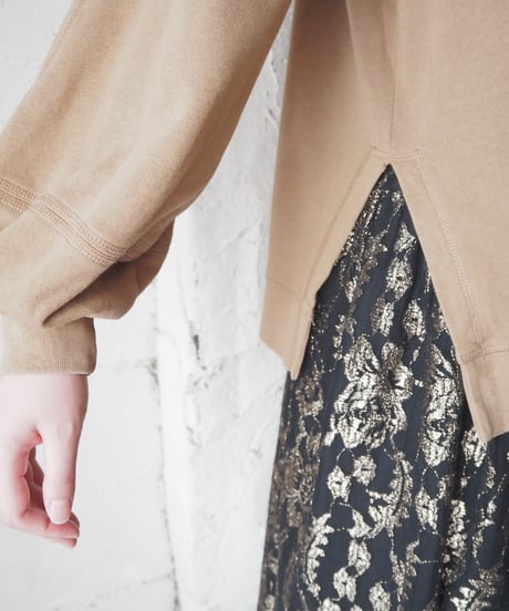 GANNI Volume Sleeve Logo Tag Sweatshirt BE