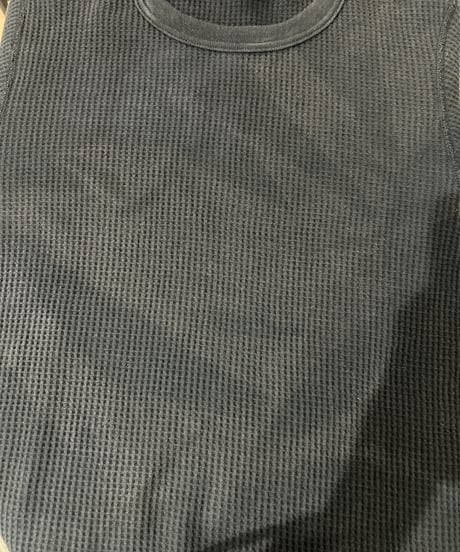 Remake Vintage Ruffled Hem Thermal BK