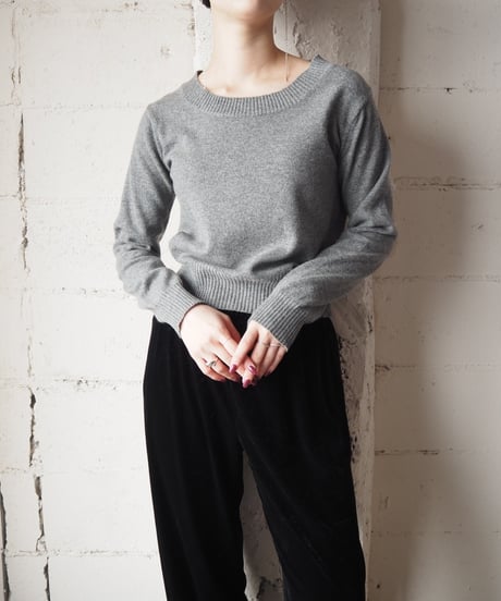 JUNYA WATANABE COMME des GARÇONS Cropped Crewneck Knit GR