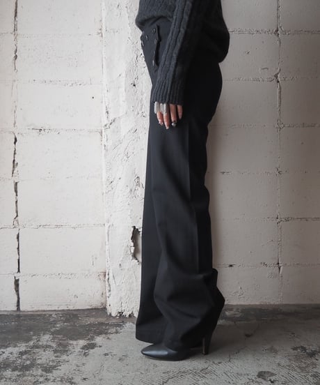 US NAVY Wool Sailor Pants BK