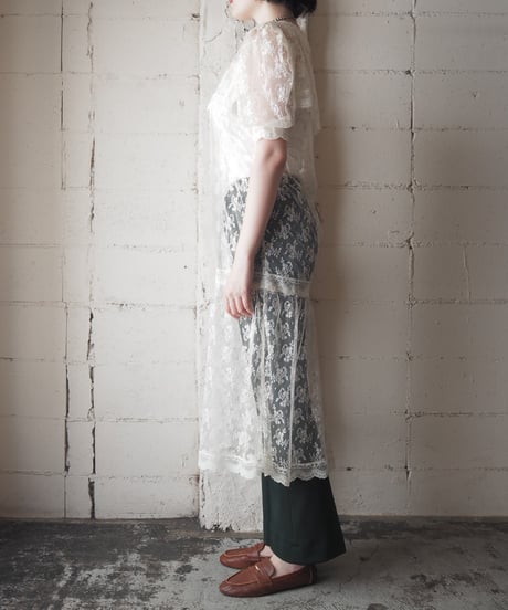 GUNNE SAX Lace Square Collar Dress WH