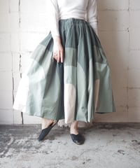 CASEY CASEY Mixed Fabrics Arch Skirt KA