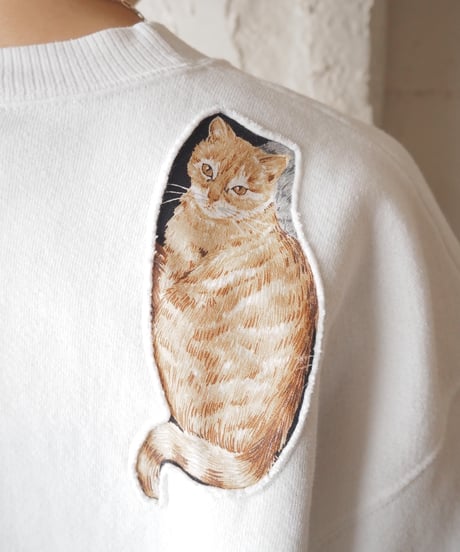 Many Cats Patchwork Sweat WH
