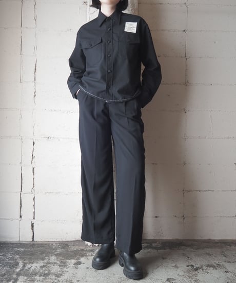 Remake Patched CPO Shirt BK
