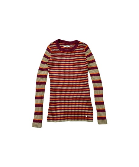 Multi Border Rib Knit PI BE OR