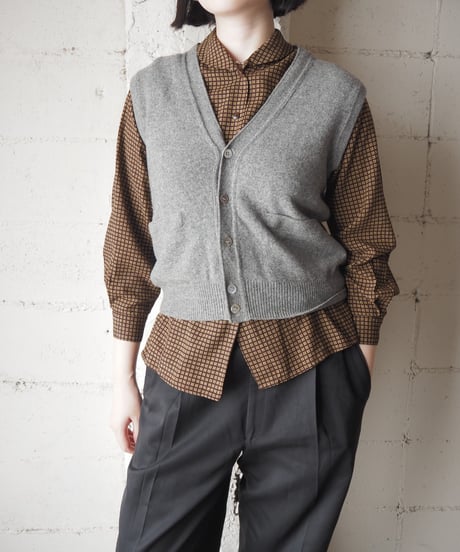 1980's Eddie Bauer Wool V Neck Vest GR