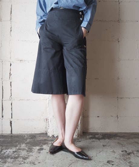 SONIA RYKIEL Side Button Half Pants BK