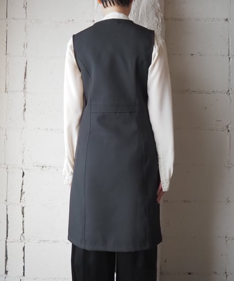 MAXSTUDIO Double Breasted Vest BK