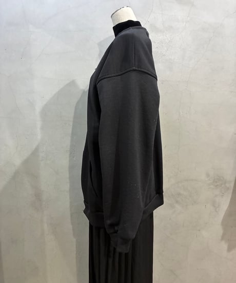 REMAKE Collarless Zipup Blouson BK